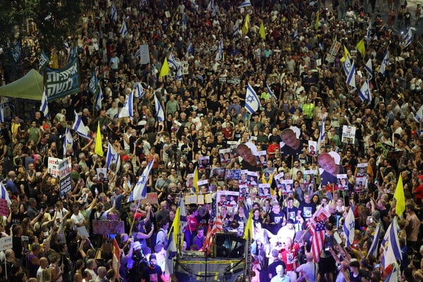 Ισραήλ: Χιλιάδες στους δρόμους κατά του σχεδίου Νετανιάχου για τη Γάζα