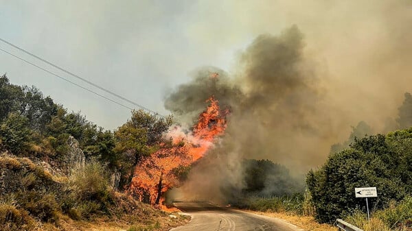 Φωτιές τώρα: Ανεξέλεγκτα μέτωπα σε Αχαΐα, Πρέβεζα, Χίο και Ζάκυνθο
