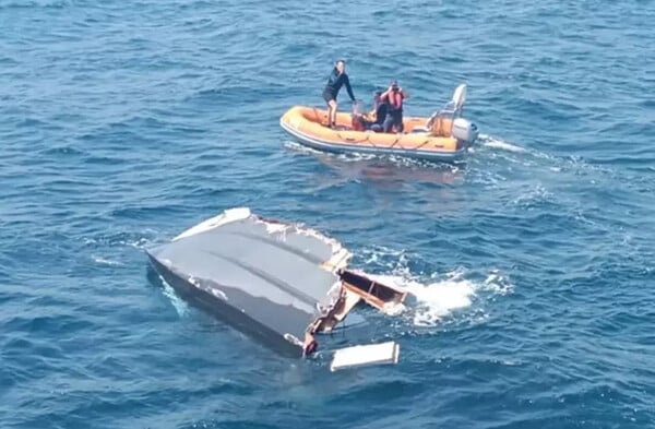 Πλοίο εμβόλισε το σκάφος του Τούρκου επιχειρηματία που ταξίδευε για Μύκονο