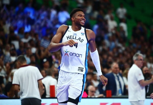 Ελλάδα - Λετονία 104-86: Καταιγιστική η εθνική με Γιάννη και όρεξη