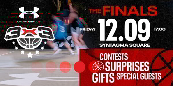 Under Armour 3x3: Μια μπασκετική γιορτή γεμάτη εκπλήξεις στο κέντρο της Αθήνας