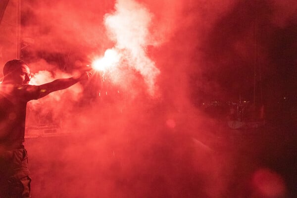 Σύρος: Αναχώρησε για τη Γάζα το πλοίο της ελληνικής αποστολής «Οξυγόνο»