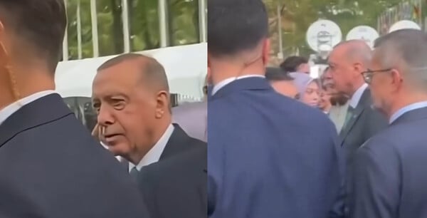 Μετά τον Μακρόν, και ο Ερντογάν «κόλλησε» στην κίνηση λόγω της αυτοκινητοπομπής Τραμπ