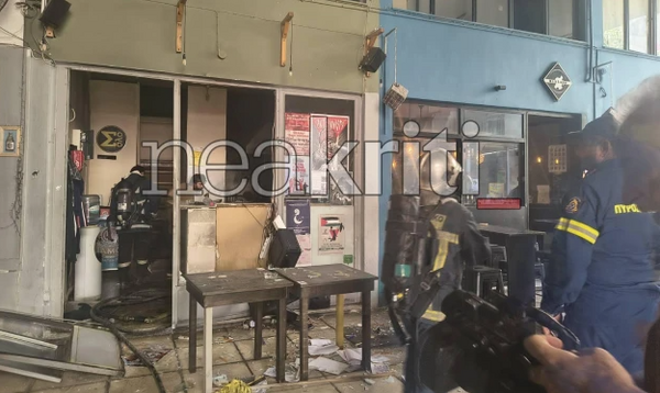 Κρήτη: «Έκρηξη φιάλης υγραερίου» σε καφένειο στο κέντρο του Ηρακλείου