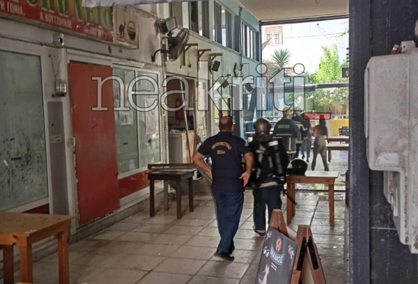 Κρήτη: «Έκρηξη φιάλης υγραερίου» σε καφένειο στο κέντρο του Ηρακλείου