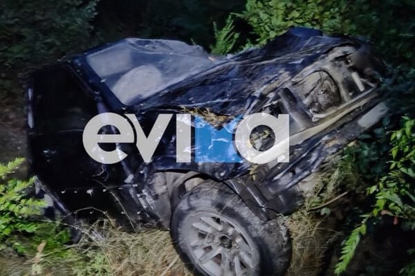 Σοβαρό τροχαίο στην Εύβοια: Ι.Χ. κατέληξε σε χαράδρα 150 μέτρων – Ένας νεκρός