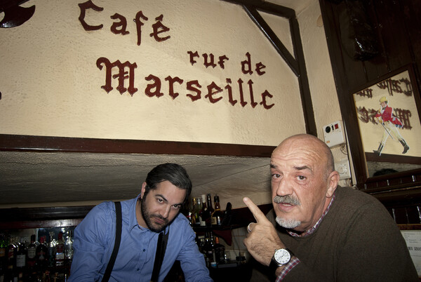 Με τον Φαμπρίτσιο Μπουλιάνι στο Rue de Marseille