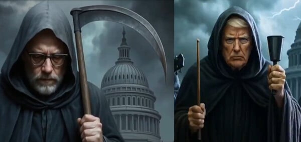 Τραμπ: Ανήρτησε AI βίντεο με τον «Χάρο» και «Don't fear the Reaper»