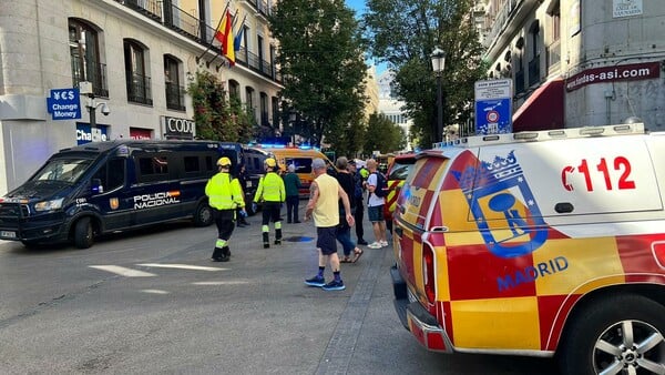 Μαδρίτη: Τέσσερις νεκροί μετά την κατάρρευση κτιρίου στο κέντρο της πόλης