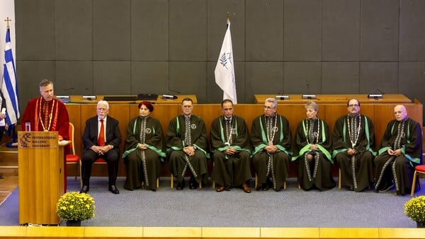  Ο Δρ. Γεώργιος Β. Αποστολόπουλος επίτιμος Διδάκτορας του Τμήματος Βιοϊατρικών Επιστημών του Διεθνούς Πανεπιστημίου της Ελλάδος