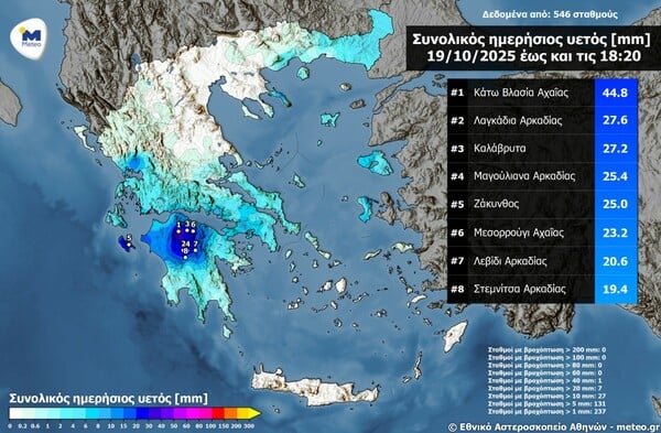 Καιρός: Πού βρέχει τώρα στη χώρα, τι γίνεται στην Αττική