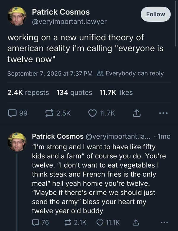 ΓΙΑ ΔΕΥΤΕΡΑ - TWIT: Η εποχή της αιώνιας εφηβείας