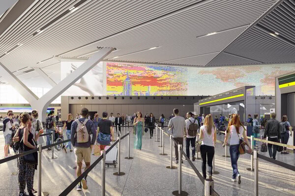 Το νέο Terminal One στο JFK υπόσχεται να μετατρέψει το αεροδρόμιο σε «πολιτιστικό προορισμό»