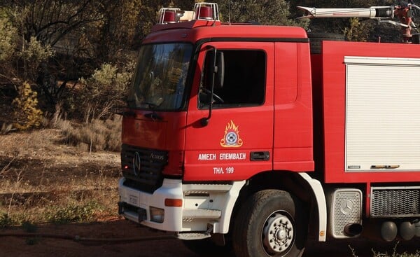 Σέρρες: Μεγάλη φωτιά σε εργοστάσιο ανακύκλωσης