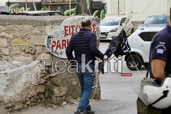 Ηράκλειο: Έξι προσαγωγές για την επίθεση με αβγά και βρισιές κατά του Μάκη Βορίδη