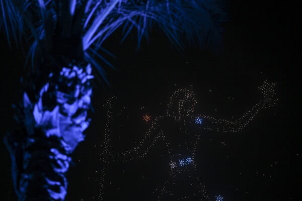 Το Μεγάλο Αιγυπτιακό Μουσείο άνοιξε με ένα υπερθέαμα από drones και πυροτεχνήματα