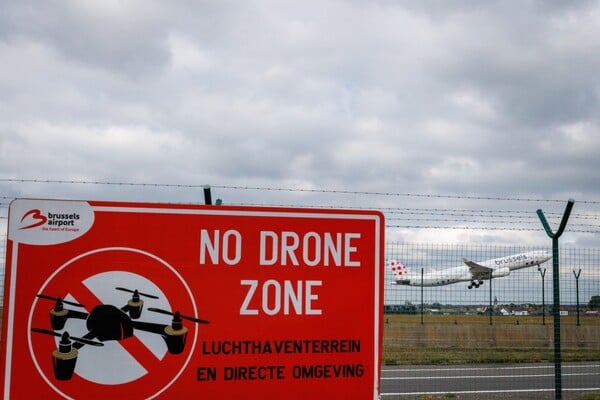 ΒΕΛΓΙΟ ΑΕΡΟΔΡΟΜΙΟ ΒΡΥΞΕΛΛΕΣ DRONE