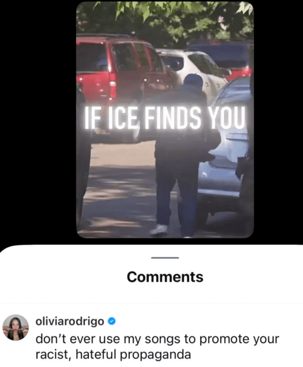 «Μην ξαναχρησιμοποιήσετε τραγούδια μου για την προπαγάνδα σας» - Η Ολίβια Ροντρίγκο ξεσπά κατά της κυβέρνησης Τραμπ: 