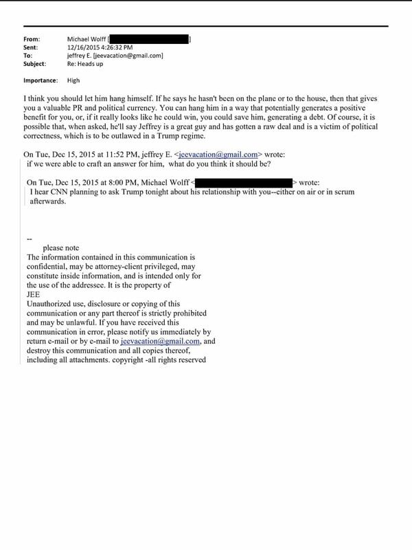 «Ο Τραμπ ήξερε για τα κορίτσια»: Nέα emails του Έπσταϊν εκθέτουν τον Τραμπ