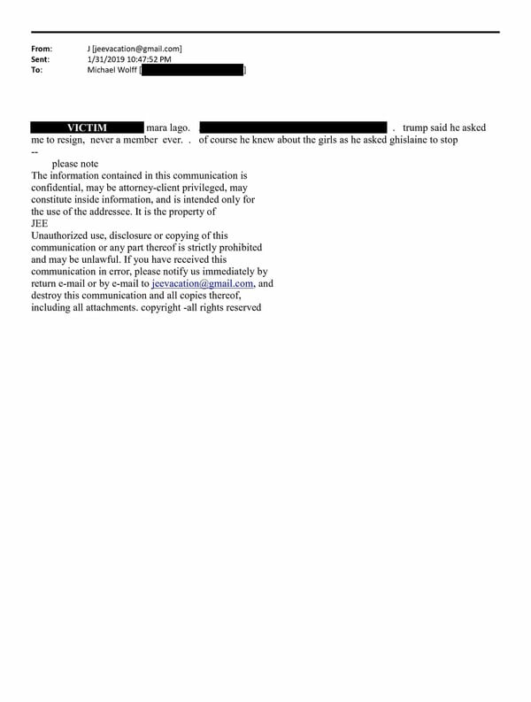 «Ο Τραμπ ήξερε για τα κορίτσια»: Nέα emails του Έπσταϊν εκθέτουν τον Τραμπ