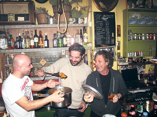 Με τον Τάκη Σπυριδάκη στους Θεσσαλούς