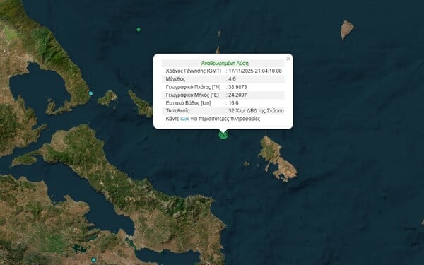 ΣΕΙΣΜΟΣ ΤΩΡΑ ΣΚΥΡΟΣ