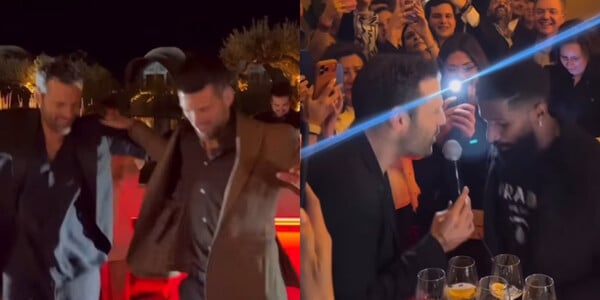 Κωνσταντίνος Αργυρός: Χόρεψε με τον Τζόκοβιτς και τραγούδησε με τον Ροντινέι