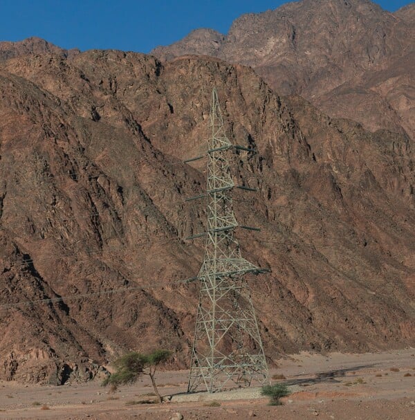  Τα βουνά στην έρημο του Σινά, στις 6 το πρωί.