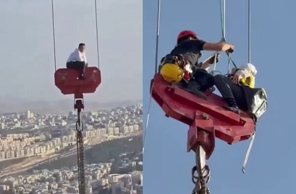 Ιερουσαλήμ: 15χρονος έμεινε κρεμασμένος για επτά ώρες από γερανό - θεαματική επιχείρηση διάσωσης