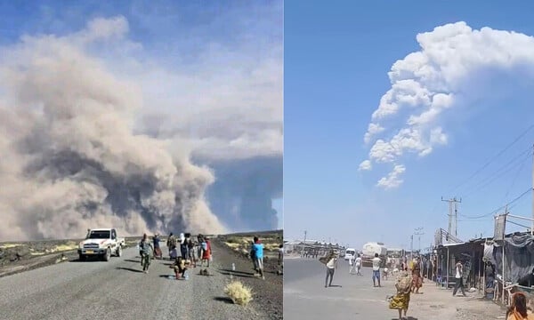 Ηφαίστειο ανενεργό επί 12.000 χρόνια εκρήγνυται στην Αιθιοπία