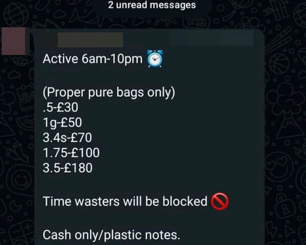 Βόρεια Ιρλανδία: Προπονητής ομάδας νέων ανάρτησε «τιμοκατάλογο κοκαΐνης» σε group chat