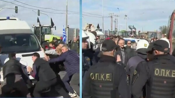 Λάρισα: Συγκρούσεις αγροτών με τα ΜΑΤ σε Νίκαια και Πλατύκαμπο – Τρεις τραυματίες και δύο συλλήψεις