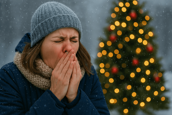 Εάν φέτος τα Χριστούγεννα δεν σταματάτε να φτερνίζεστε, υπάρχει εξήγηση