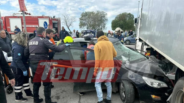 Πάτρα: Σοβαρό τροχαίο στην Πάτρα με τραυματία έγκυο οδηγό 