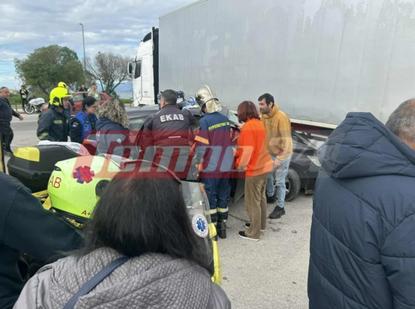 Πάτρα: Σοβαρό τροχαίο στην Πάτρα με τραυματία έγκυο οδηγό 