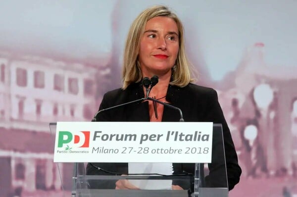 Ελεύθερη αφέθηκε η Φεντερίκα Μογκερίνι 