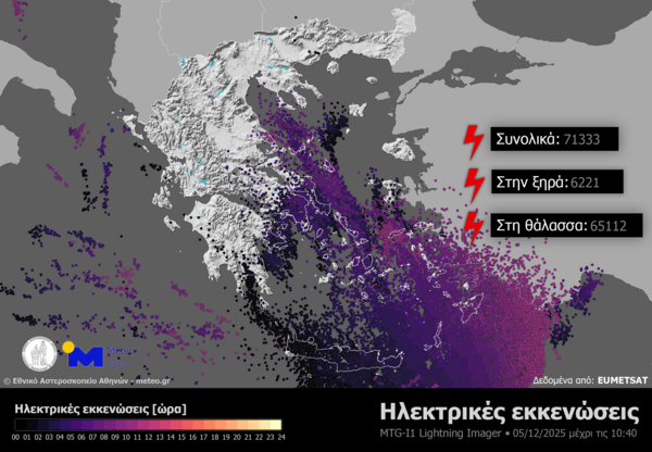 Τσατραφύλλιας: «Η κακοκαιρία δεν έχει τελειώσει» - Οι 7 περιοχές που «περιμένουν» ισχυρές καταιγίδες 