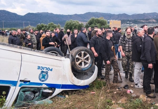 Η ΕΛΑΣ διαψεύδει τη χρήση πλαστικών σφαιρών εναντίον των αγροτών - Ταυτοποιήθηκαν 200 άτομα για τα επεισόδια στην Κρήτη