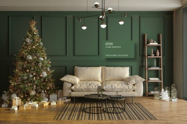 5 μοναδικές χριστουγεννιάτικες αποχρώσεις για να μεταμορφώσετε το σπίτι σας
