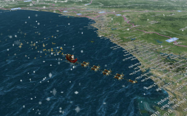 Ο Άγιος Βασίλης ξεκίνησε το ταξίδι του - Δείτε live τη διαδρομή 