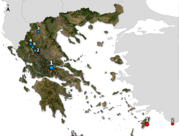 Οι πιο ψυχρές και οι πιο ζεστές περιοχές της χώρας το 2025
