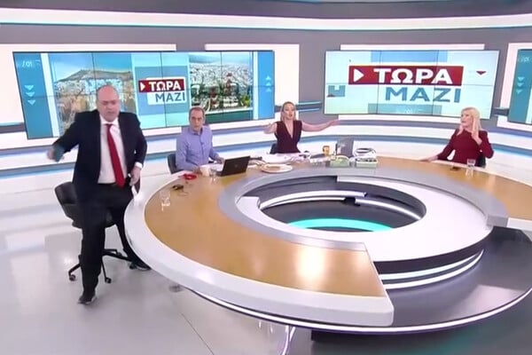 Λαζαρίδης: Καυγάς on air με τη Τζάκρη με αφορμή την Καρυστιανού - Ο βουλευτής έφυγε από το στούντιο