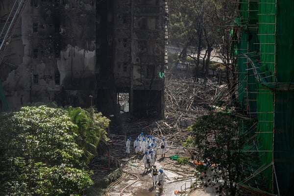 Χονγκ Κονγκ: Στους 168 οι νεκροί από τη φωτιά σε συγκρότημα πολυκατοικιών