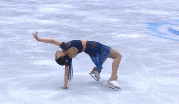 Κινέζα πατινέρ επέλεξε την «Αστερομάτα» για το πρόγραμμά της