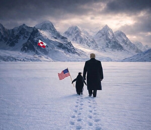 ΝΤΟΝΑΛΝΤ ΤΡΑΜΠ ΠΙΓΚΟΥΙΝΟΣ ΓΡΟΙΛΑΝΔΙΑ X