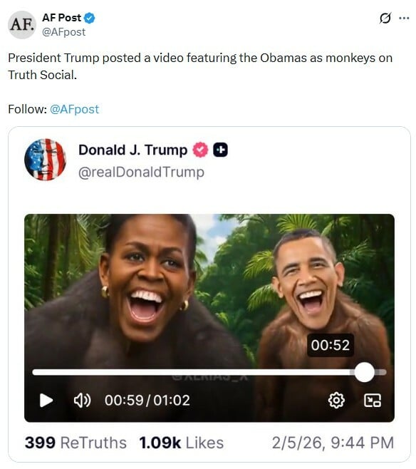 ΤΡΑΜΠ ΟΜΠΑΜΑ ΠΙΘΗΚΟΙ