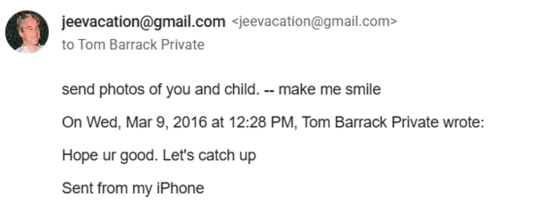 Τομ Μπαράκ: Ο δισεκατομμυριούχος φίλος του Τραμπ στη σκιά του σκανδάλου Έπστιν