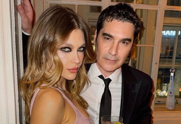 ΚΛΕΛΙΑ ΑΝΔΡΙΟΛΑΤΟΥ ΧΡΙΣΤΟΦΟΡΟΣ ΠΑΠΑΚΑΛΙΑΤΗΣ VOGUE AFTER PARTY BAFTA 2026