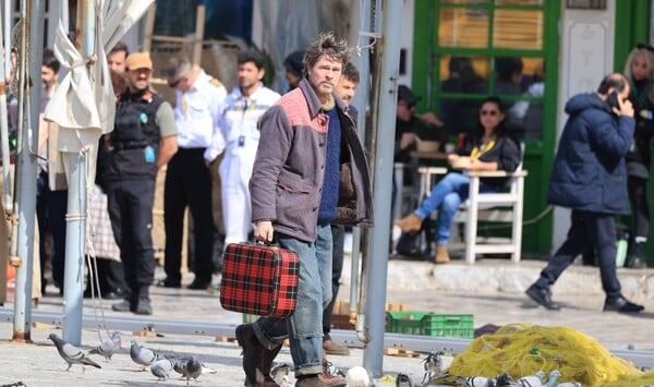 Βίντεο και φωτογραφίες του Μπραντ Πιτ στην Ύδρα