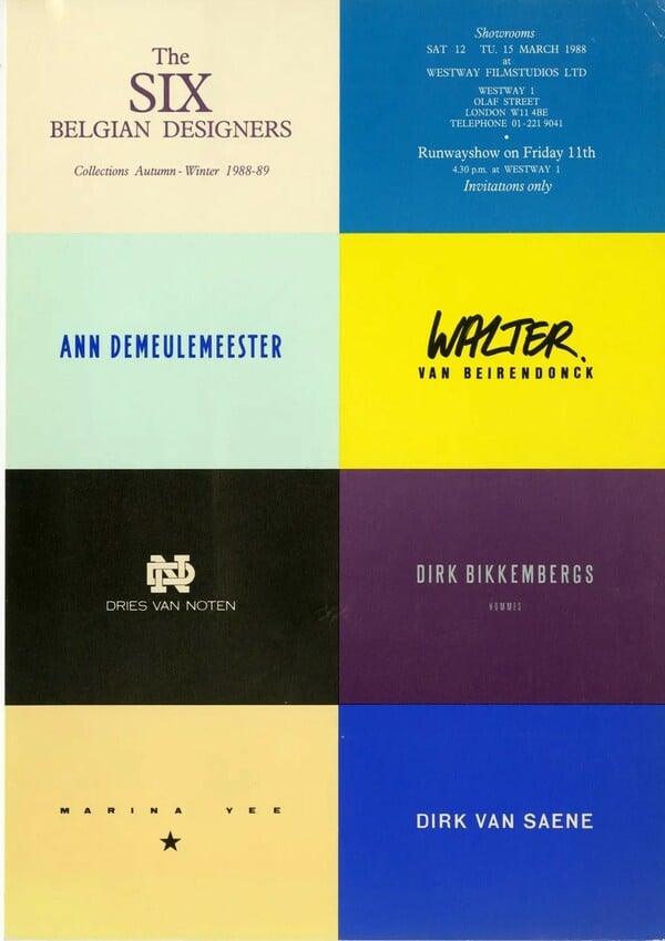 Οι Antwerp Six επιστρέφουν στην Αμβέρσα: Μια σπάνια έκθεση 40 χρόνια μετά την επανάσταση της βελγικής μόδας